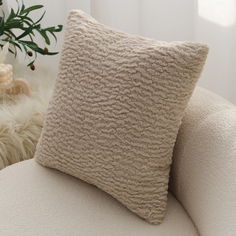 Cuddle cushion in teddy fur style Kalsten