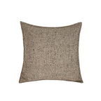 Square decorative cushion cover made of coarse woven bouclé with fine piping Kalsten