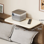 Slim Wall-Mounted Floating Bedside Shelf with Concealed Brackets