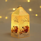 Christmas lantern made of plastic