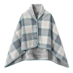Women's stylish throw blanket with button closure Kalsten