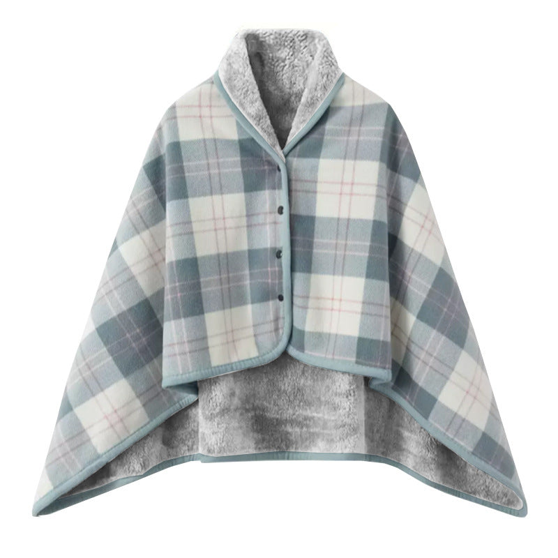 Women's stylish throw blanket with button closure Kalsten