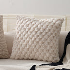 Cuddle cushion in teddy fur style Kalsten