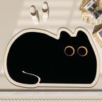 Cat-Shaped Bathroom Mat