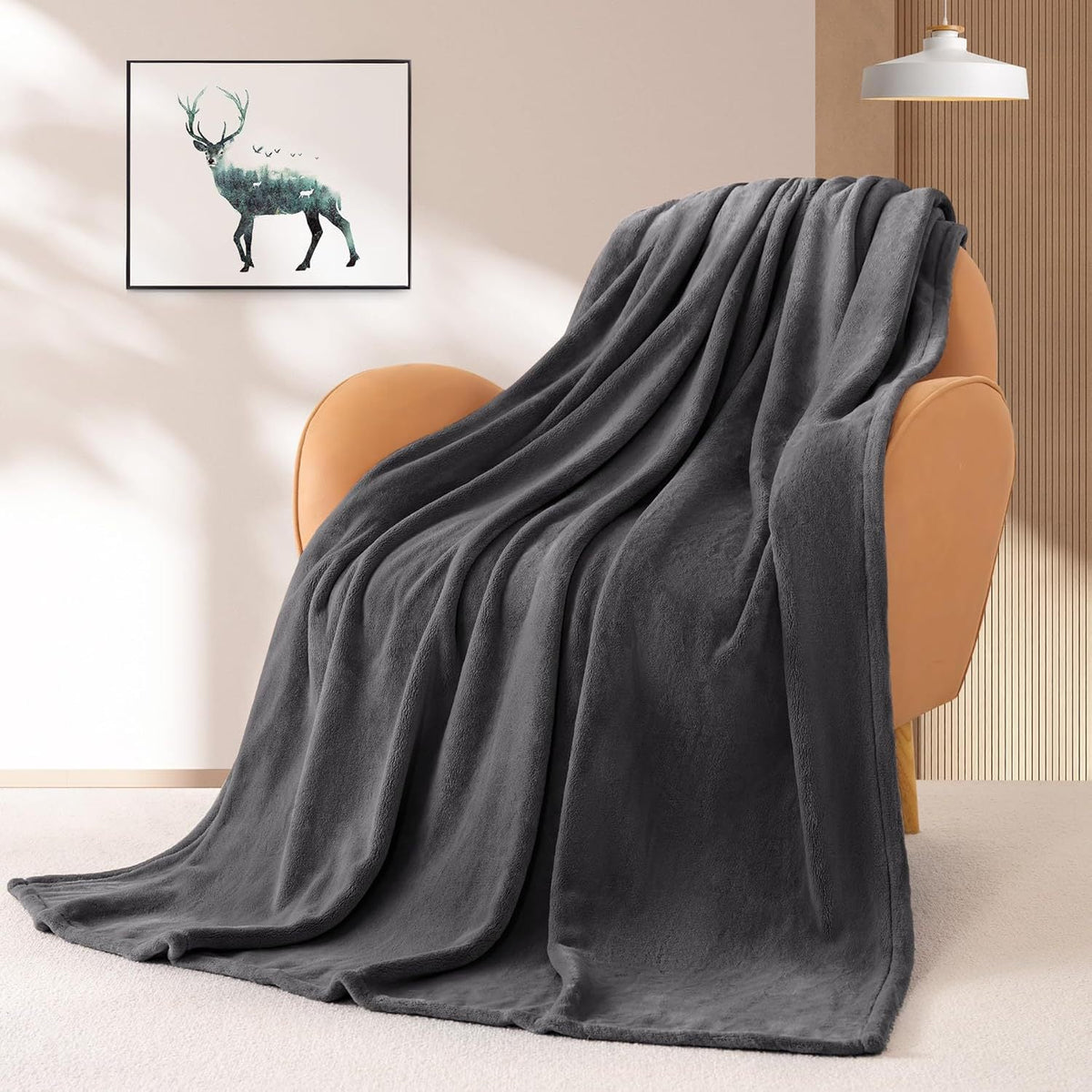 Ultra-Soft Microfiber Throw Blanket Kalsten