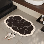 Cloud-Shaped Soft Bath Mat Kalsten