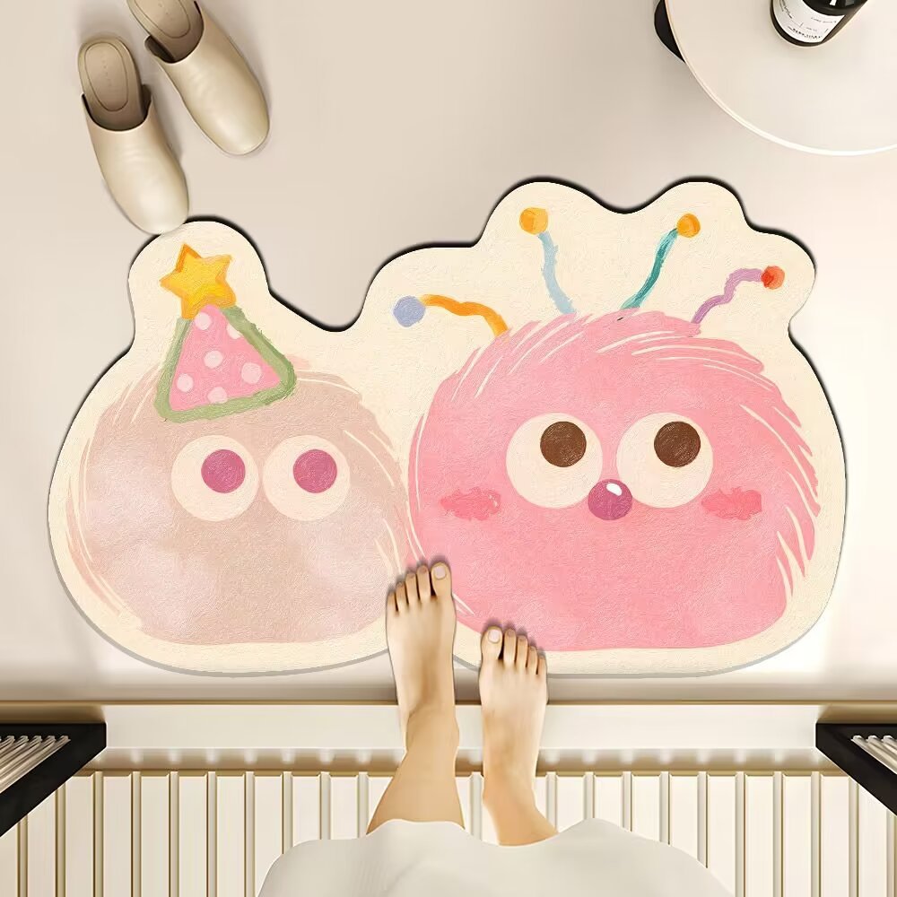 Cute Dessert-Themed Bath Mat