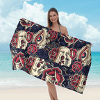Beach towel with striking surf design Kalsten