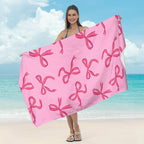 Beach towel with tropical leaf design Kalsten