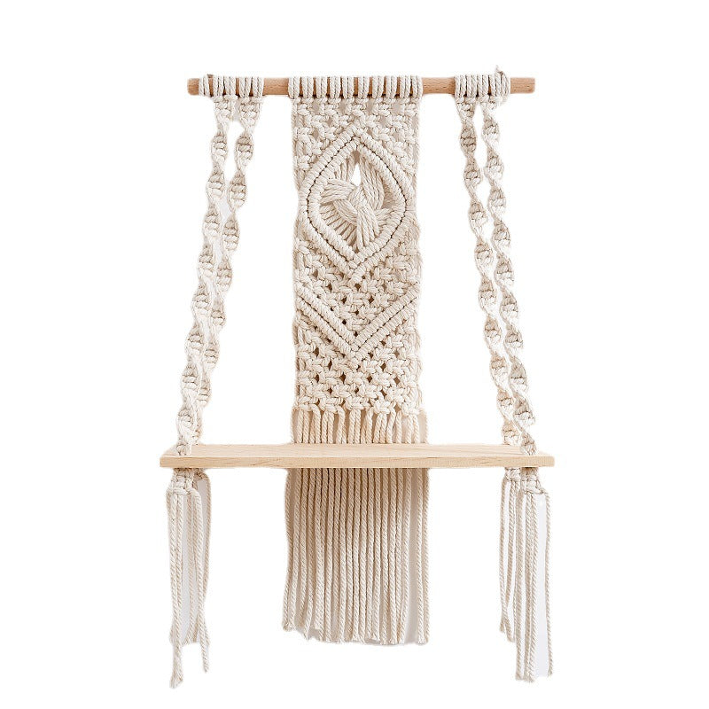 Decorative Macramé Swing Shelf Kalsten