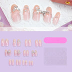 Crystal-Embellished Press-On Nail Set kalsten