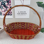 Colorful Decorative Woven Basket Kalsten