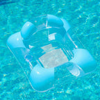 Inflatable Pool Lounger with Canopy Kalsten