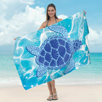 Beach towel with tropical leaf design Kalsten