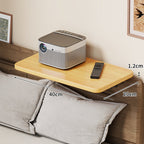 Slim Wall-Mounted Floating Bedside Shelf with Concealed Brackets