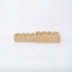 Decorative storage baskets made of woven material
