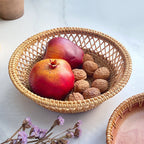 Round braided decoration basket Kalsten