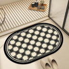 Artistic Patterned Bath Mat