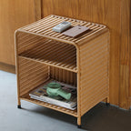 Natural Woven Open Shelf Storage Unit Kalsten