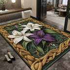 Artistic Floral Area Rug