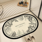 Artistic Patterned Bath Mat