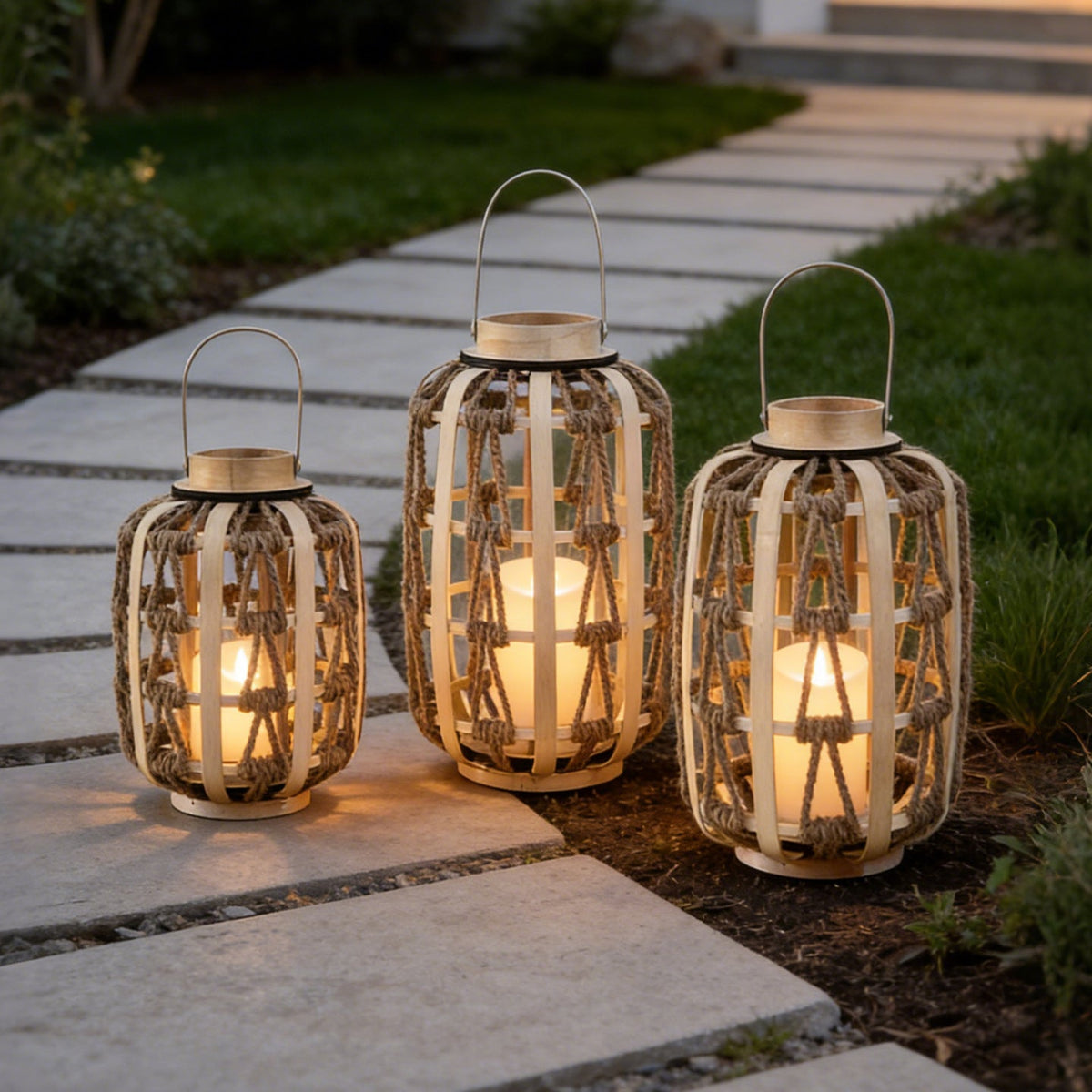 Decorative Rattan Lantern Kalsten