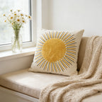 Artistically Embroidered Cushion