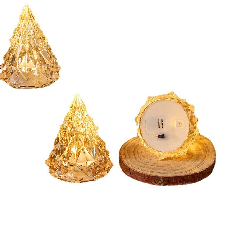 Decorative LED real wax candle in crystal look Kalsten