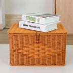 Versatile Natural Woven Storage Chest Kalsten