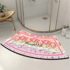 Artistic Curved Bath Mat Kalsten