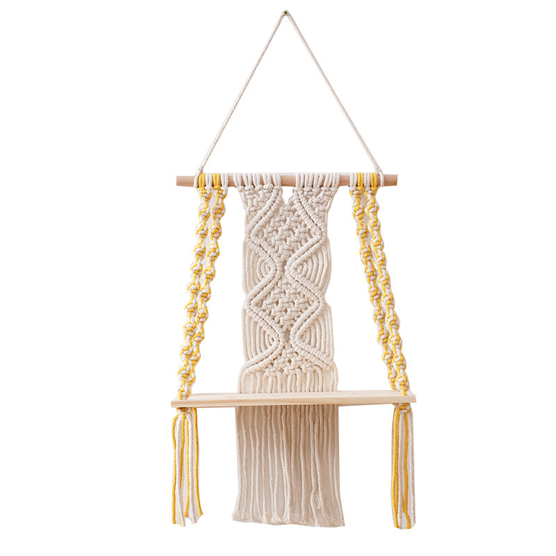 Decorative Macramé Swing Shelf Kalsten