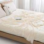 Decorative Woven Fringe Throw Blanket