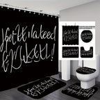 Bathroom Rules Digital Bathroom Décor Set Kalsten
