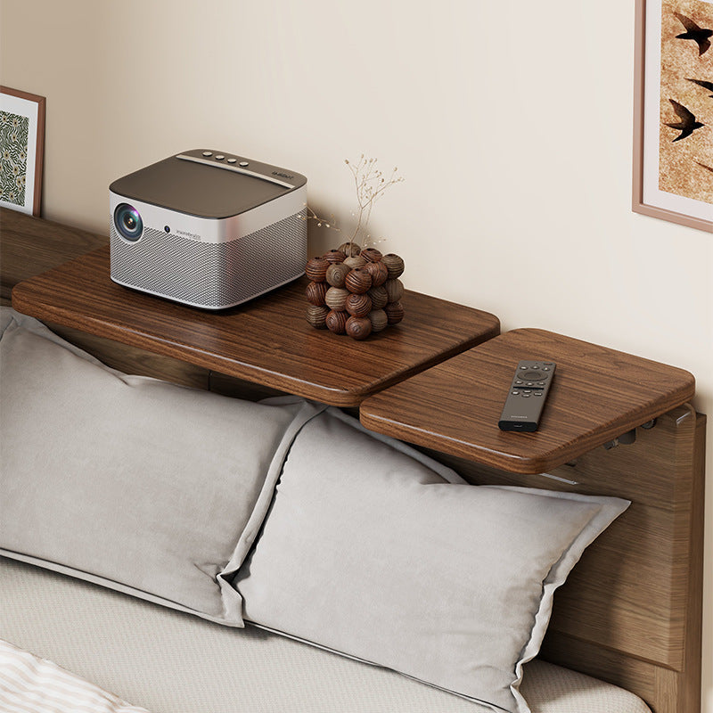 Slim Wall-Mounted Floating Bedside Shelf with Concealed Brackets