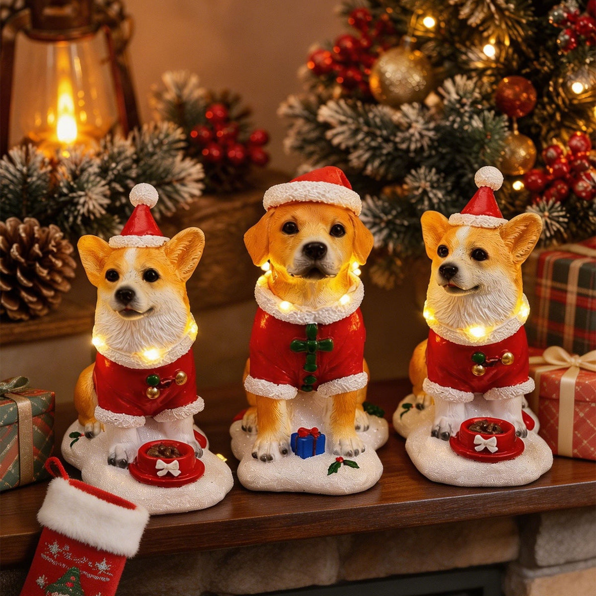 Decorative Christmas figure in dog design Kalsten