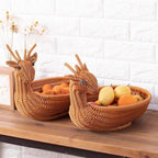 Decorative Animal Woven Basket Kalsten