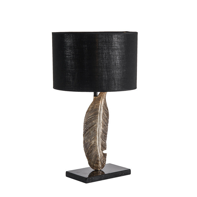 Feather-Inspired Table Lamp