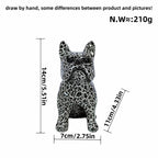 Creative bulldog figurine made of hand-painted resin Kalsten