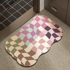 Cat-Themed Plush Bath Mat for Bathroom Decor