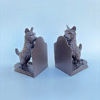 Decorative Cast Iron Dog Bookends