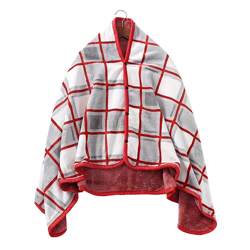Women's stylish throw blanket with button closure Kalsten