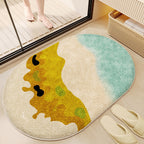 Artistic Plush Bath Mat