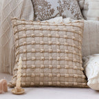 Cuddle cushion in teddy fur style Kalsten