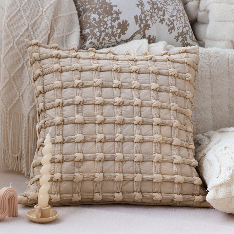 Cuddle cushion in teddy fur style Kalsten