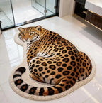 3D Lion Theme Plush Area Rug