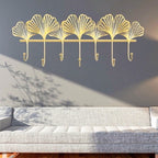 Decorative Leaf Wall Hook Rack Kalsten