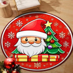 Holiday-Themed Round Floor Mat Kalsten