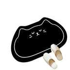 Cat-Shaped Bathroom Mat