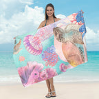 Beach towel with tropical leaf design Kalsten