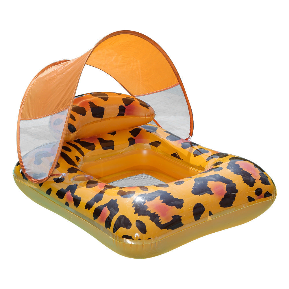 Unisex Inflatable Comfort Pool Lounger with Headrest Kalsten